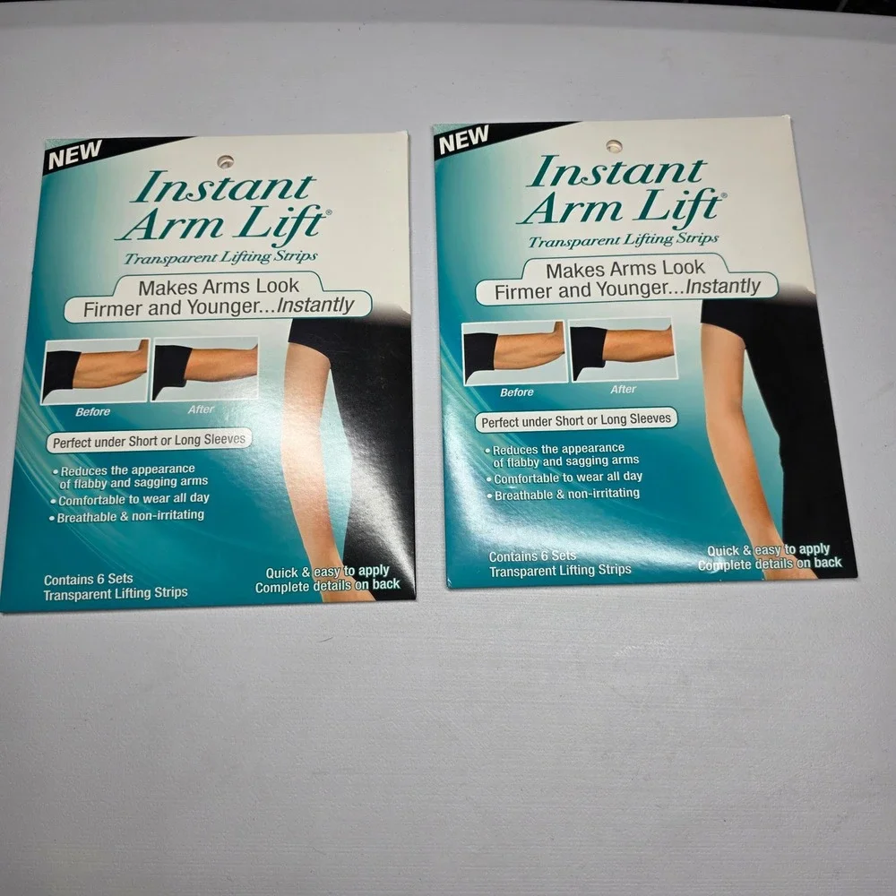 Instant Arm Lift Transparent Lifting Strips 6 Sets Each Firming Toning Tape 2NEW